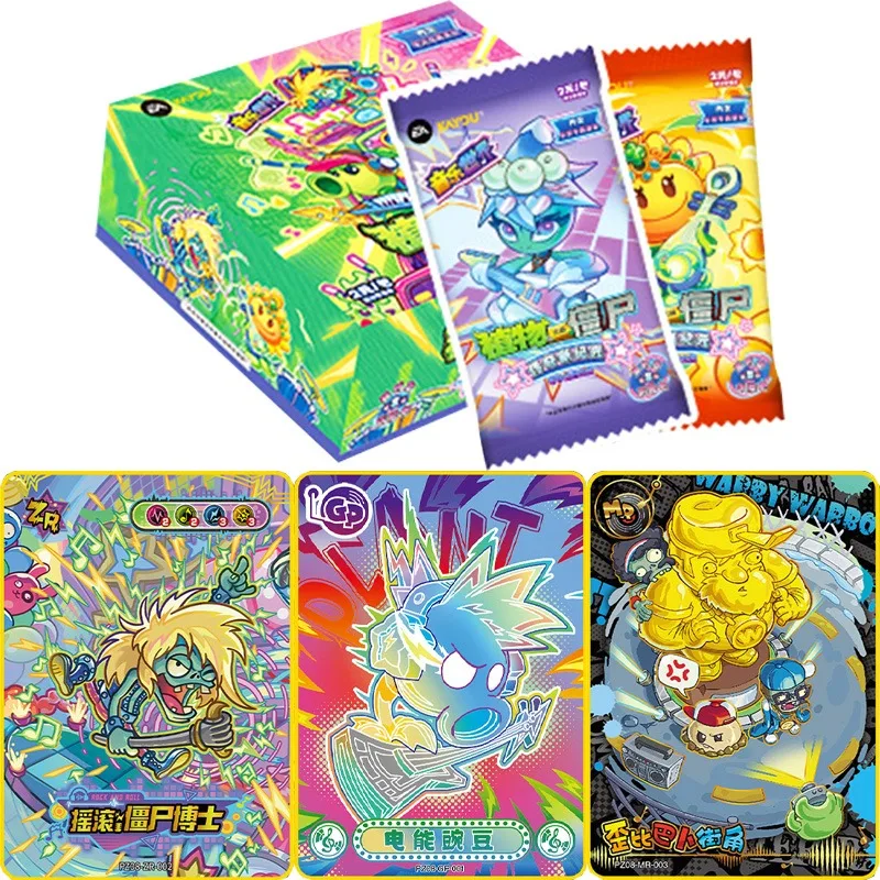 

KAYOU Genuine Plants Vs. Zombies Card Wonderful Natural Journey Space Adventures ‌ Музыкальный мир серии аниме коллекция карт игрушки