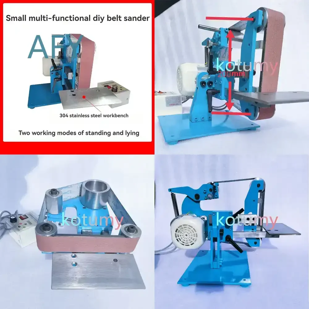 for 915x50mm Vertical Horizontal Dual Purpose Sanding Belt Machine Grinder Electric Belt Sander Edge Sharpener 750W 1100W for