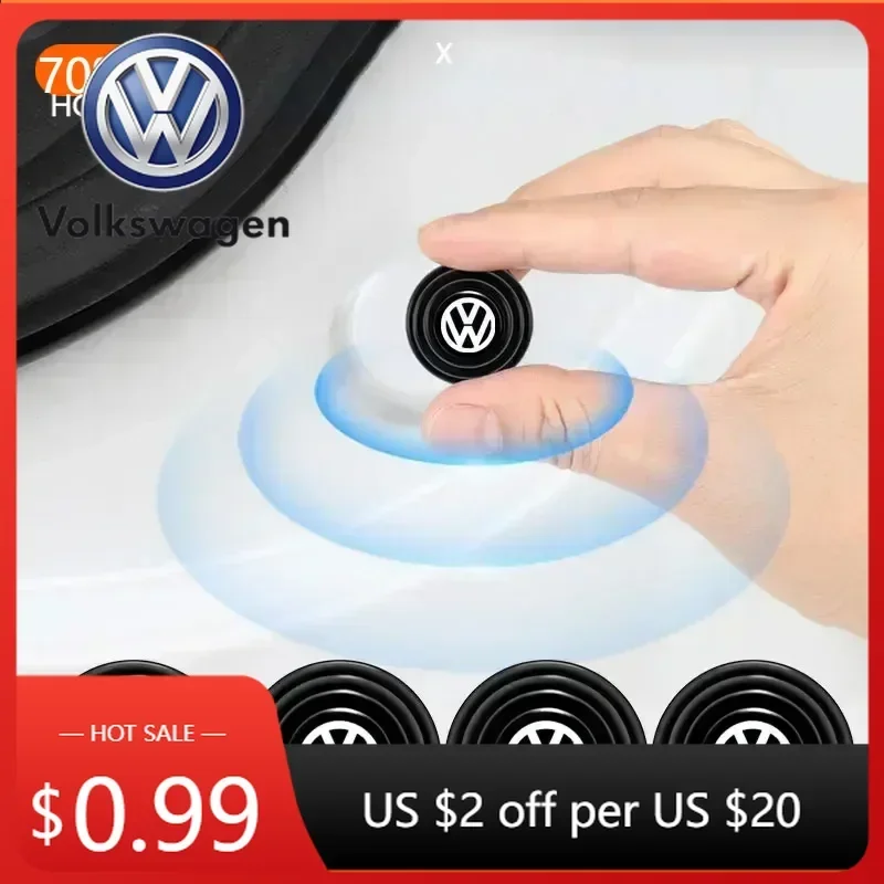 

For VOLKSWAGEN VW GTI B5 Cars 2025 Hot For Volkswagen Car Door Shock Absorber Cushion Shockproof Pad Car Accessories For VW Polo