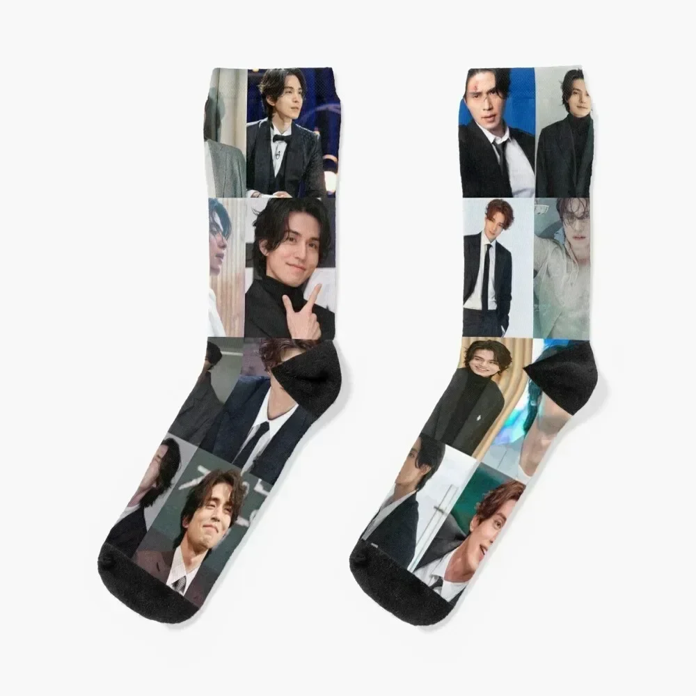 

Lee Dong Wook Socks basketball designer winter Toe sports Man Socks Women's