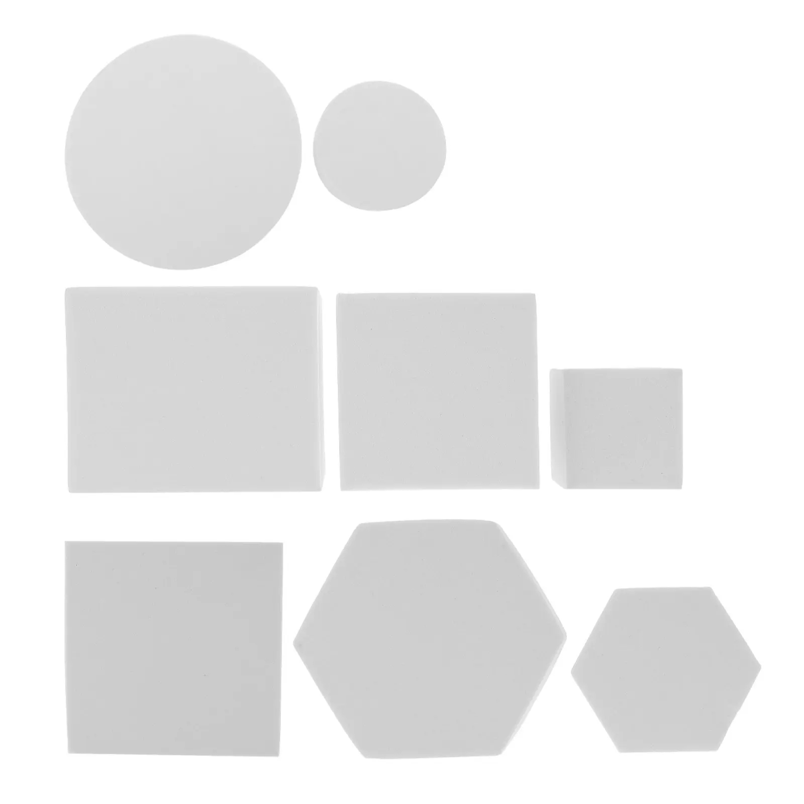 

Набор из 8 геометрических реквизитов для фотосъемки: премиальные трехмерные пенопластовые кубы для фона, декора рабочего стола и украшения комнаты