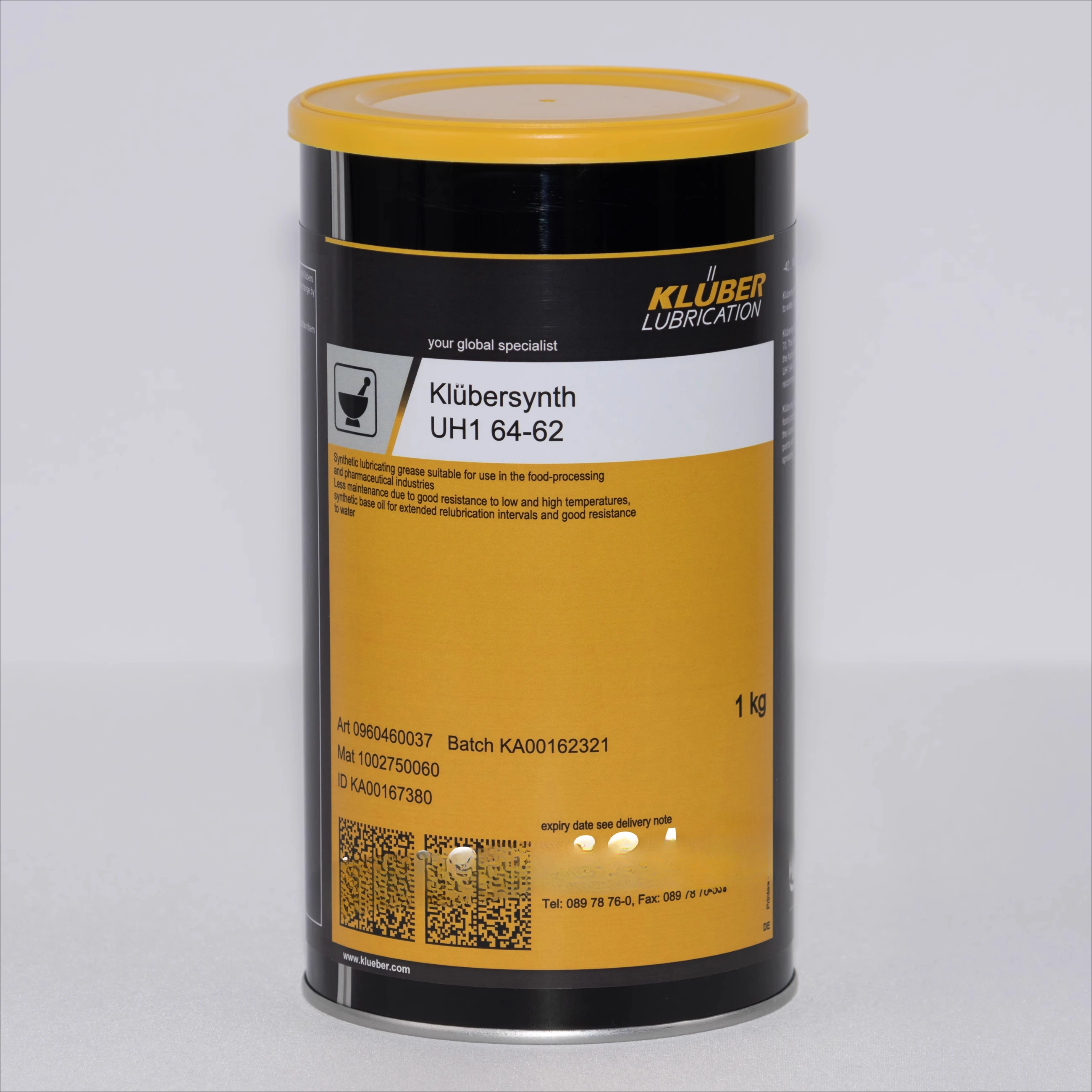 Klubersynth UH1 64-62 1302 2403 Lubricants for the food and pharmaceutical industries