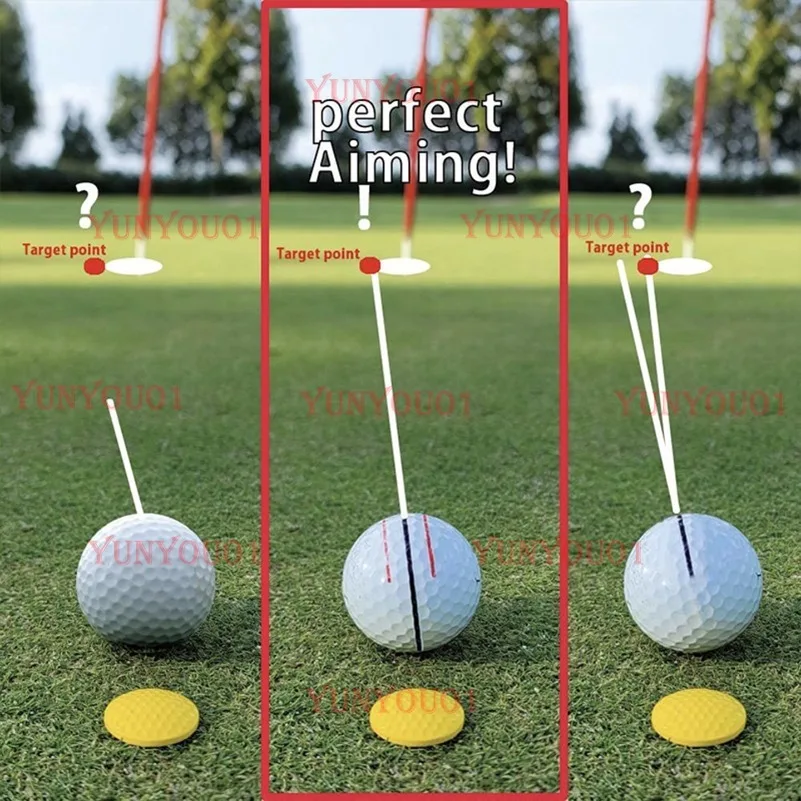 ممارس مضرب الجولف 360 درجة خط تهدف، خط الخط #3