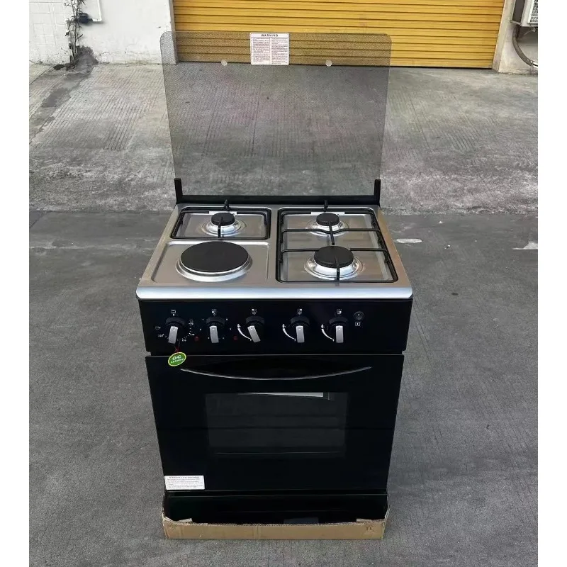 3 Gas 1 Electric Integrated Stove Multi-Functional With Oven One Piece Wholesale Large Capacity