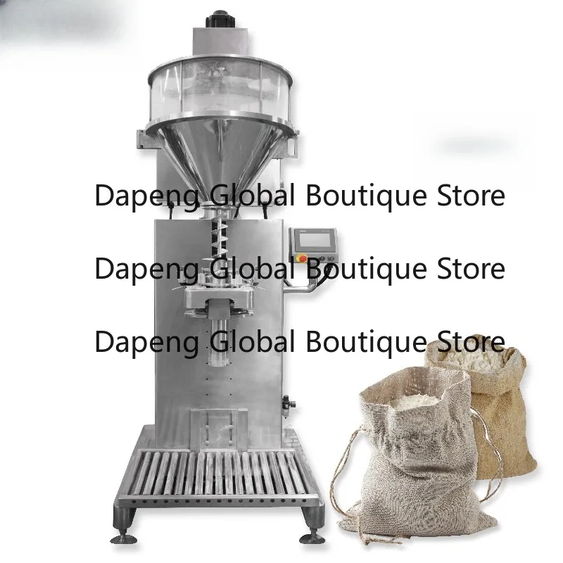 Time-Saving Detergent Powder Filling Packing Machine for Starch Flour Glutinous Rice Powder Semi Automatic Auger Filling Machine