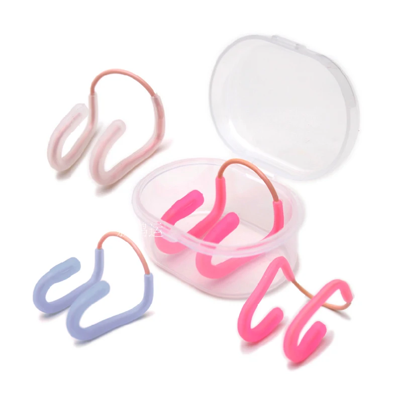 Professional Steel Wire Swimming Nose Clip, Soft Silicone, Non-Skid, Swim Nose Clips, Wholesale, E1084