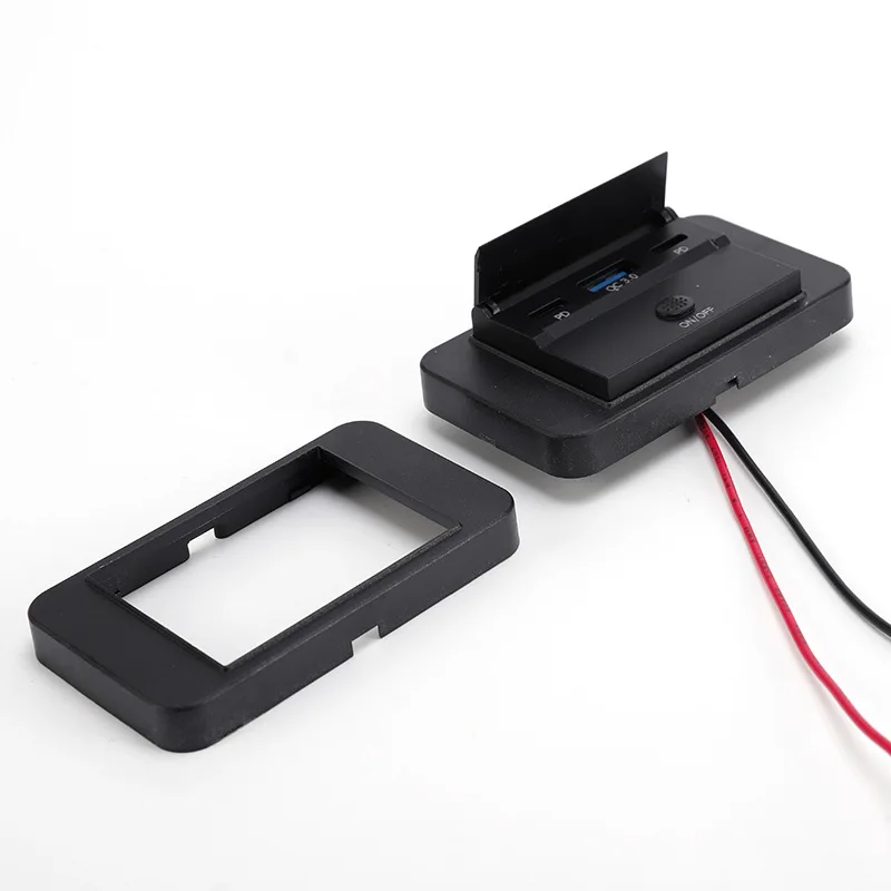 Dual PD+QC3.0 Car Modified Charger Socket, Fast Charging Port for Phone Tablet, Bus Massage Chair Refit
