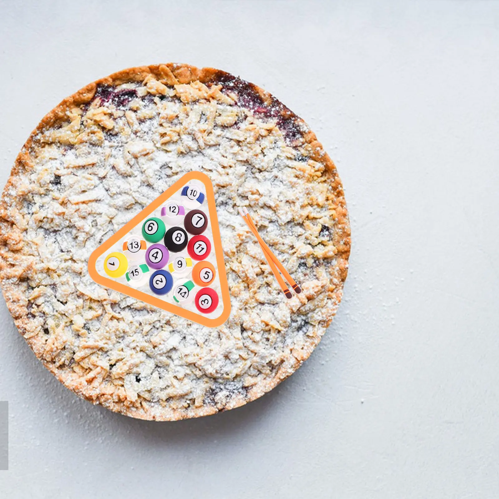 

2Sets Mini Style Cake Decor Adorable Baking Ornament For Birthday Wedding Party Cake Landscape Adornments Dessert Decoration