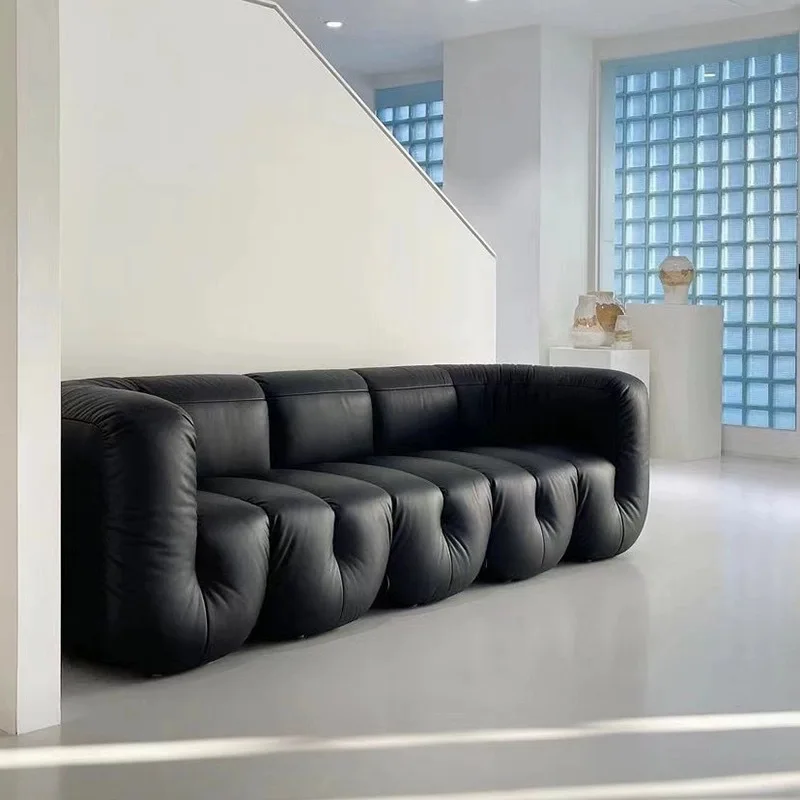 

Nordic, minimalist, wavy, fist, sofa, small apartment, designer