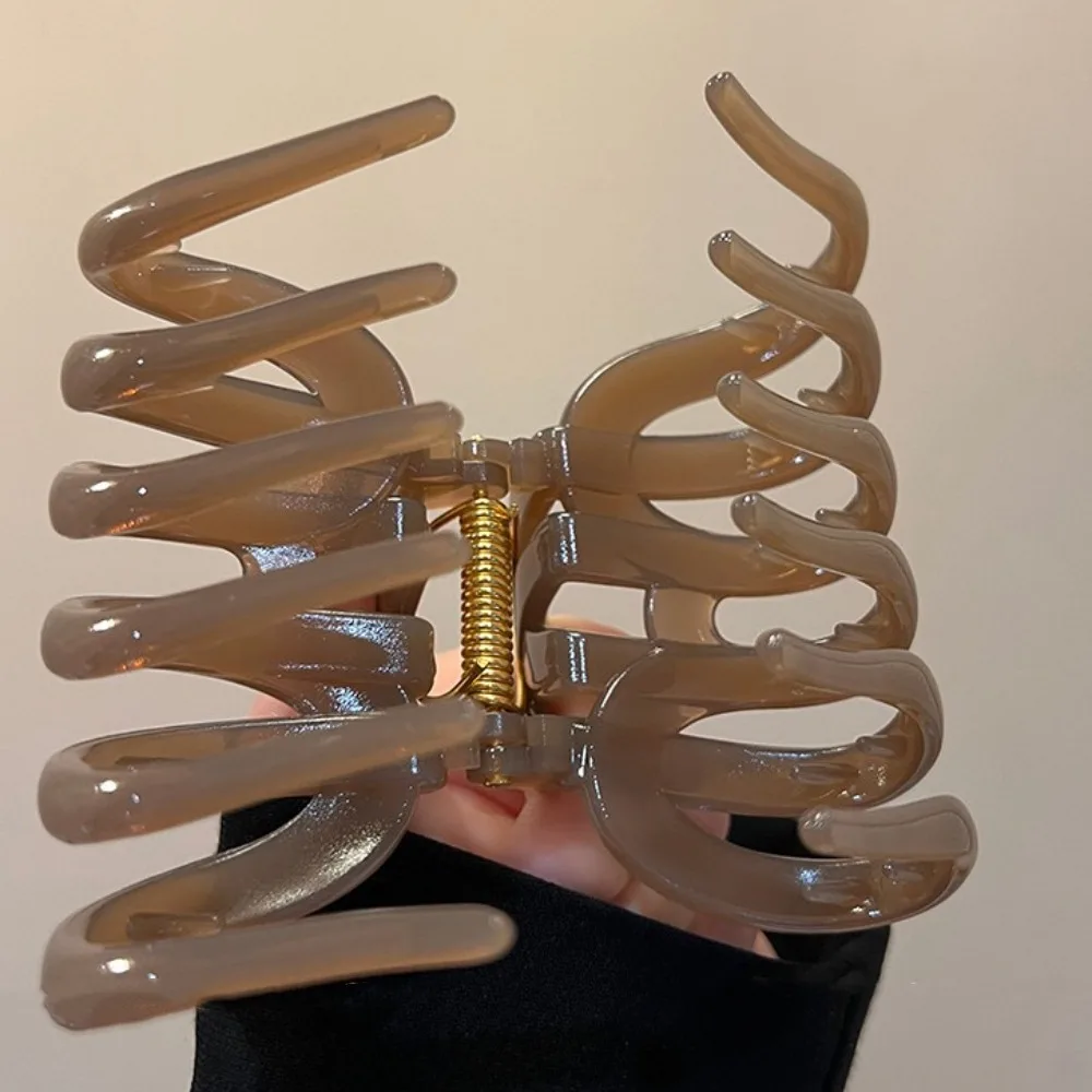 

Creative French Style Pumpkin Hair Claw Funny Cute Hair Grab Headwear Temperament Shark Clip Headdress