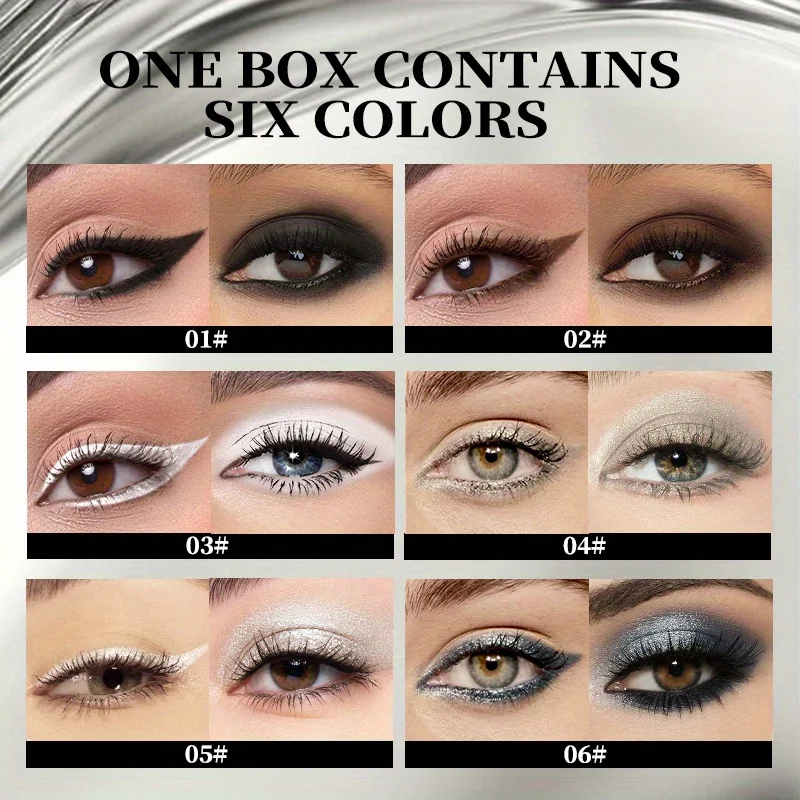 Waterproof long-lasting eyeliner cream matte pearlescent quick-drying eyeliner rich eyeliner eye makeup