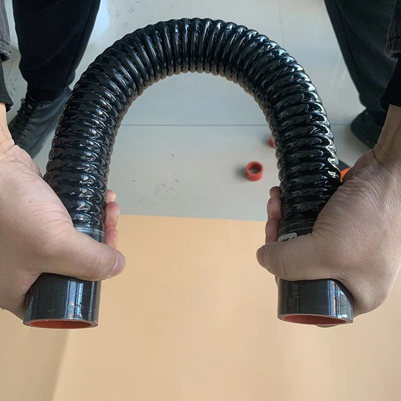 Black Red Blue ID 30-100mm Universal Silicone Flexible Hose Water Radiator Tube for Air Intake High Pressure Rubber Joiner Pipe