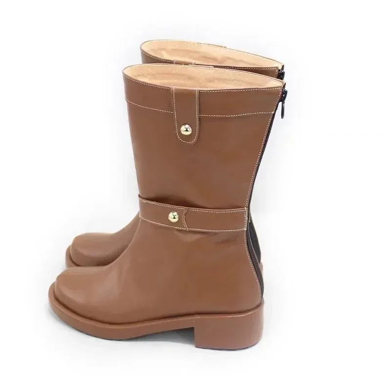 qq 123Complete suas botas sopradas! No funeral frieren cosplay sapatos bota feita sob encomenda