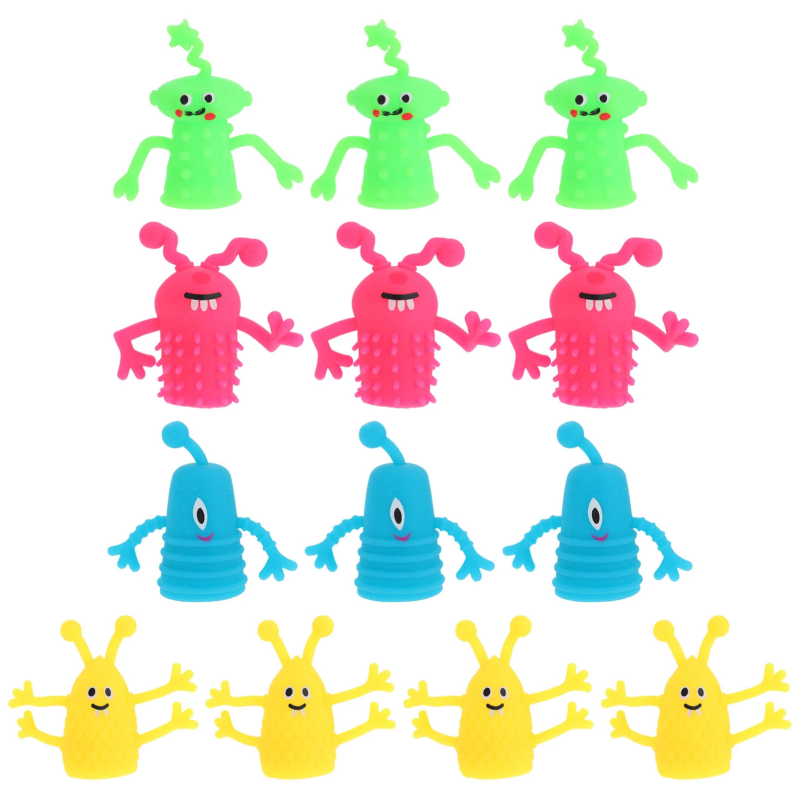 

10 Pcs Finger Mini Toys for Party Bags Puppet Halloween Prank Puppets Educational Toddler Baby Trick