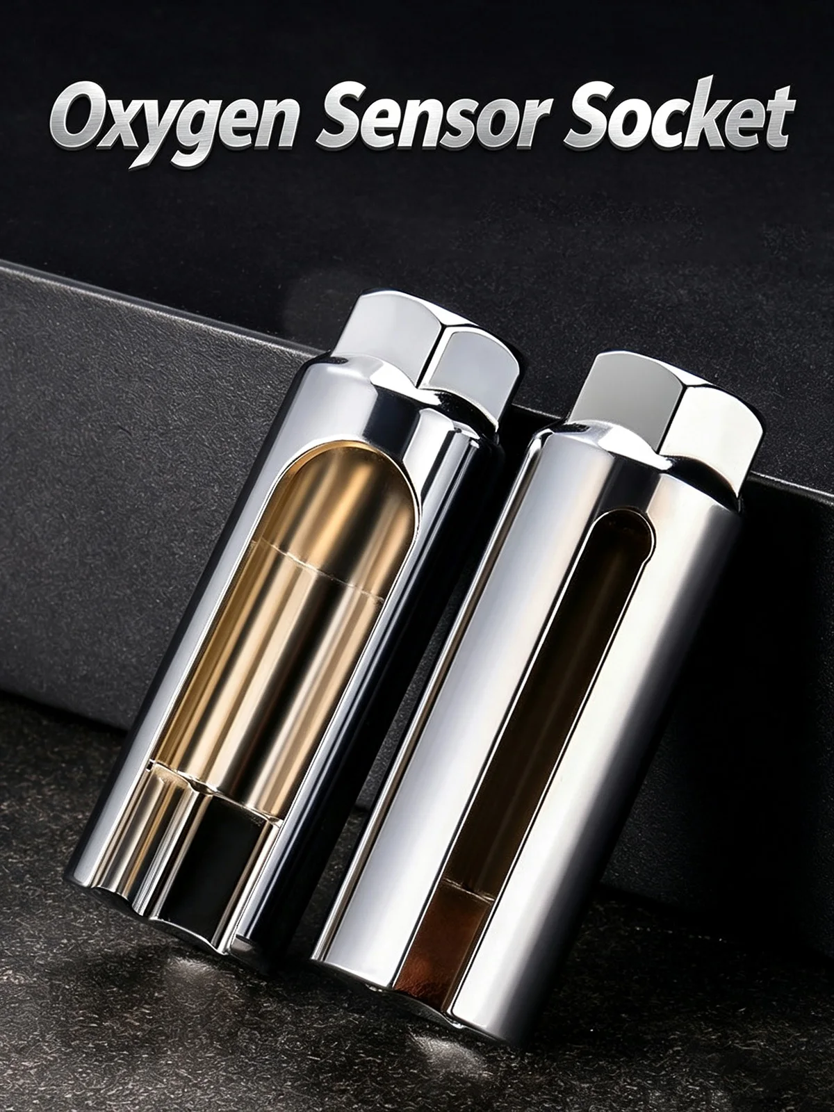 22mm Oxygen Sensor Socket Wrench CrV Steel Disassembly Removal Tool Auto Motorcycle Repair Automotive Parts Accessories