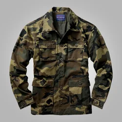 Spring Autumn Men's M65 Tactical Jacket Mountain Camo Combat Uniform Bomber Pilot Coat Outdoor Hiking Sports Windbreaker Jackets
