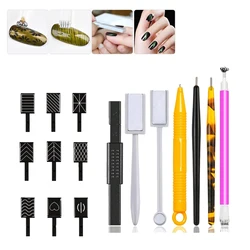 Multifunctional Nail Art Cat Eye DIY Magnet Tool, 3D Magnetic Cat Eye Gel Polish Nail Design Magnet Accessories