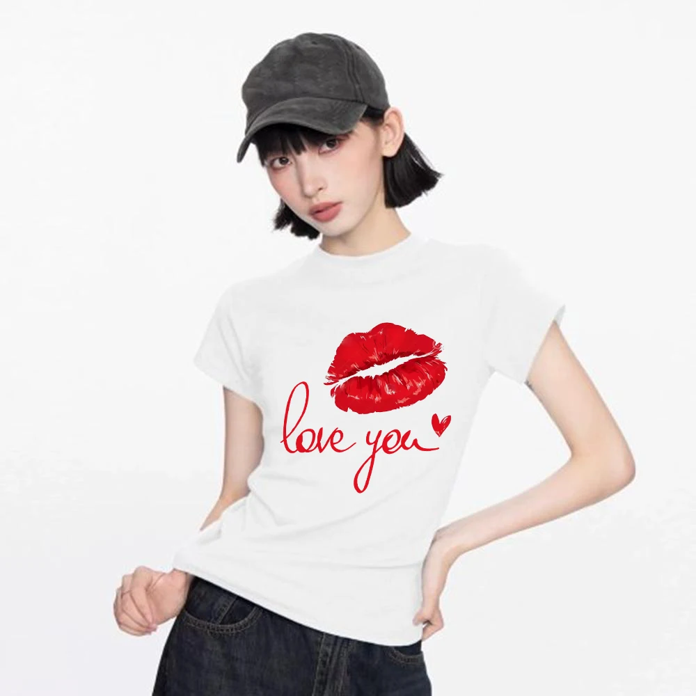 

2025 Women's T-shirt Slim Korean O-neck Tees Y2k Stylish Comfortable Spring Summer Fashion Tops Female Short Sleeve T-Shirts