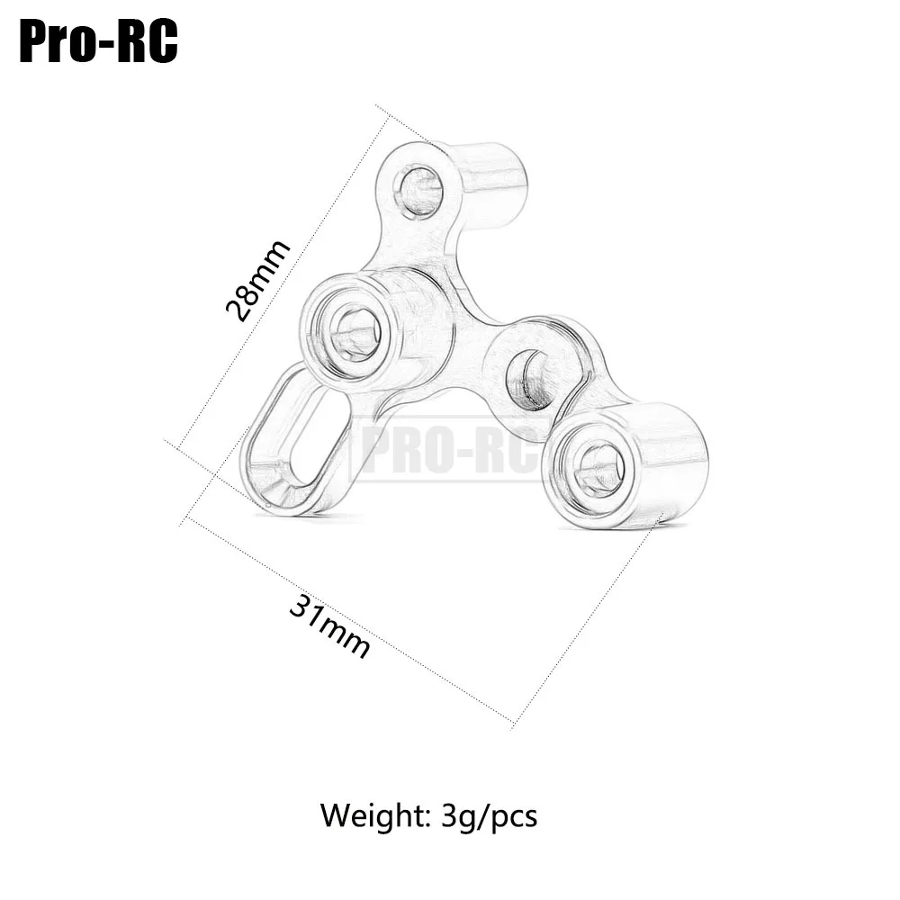 Hợp Kim Nhôm Xe Máy Đĩa Mount & Lái Liên Kết 23 C10 D4 Tùng Nâng Cấp Cho RC 1/8 Kyosho Xe Máy Honda NSR500