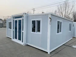 20ft Economic Movable Customized Foldable House with 2 Bedroom 1 Living Room 1 Kitchen Room 1 Bathroom