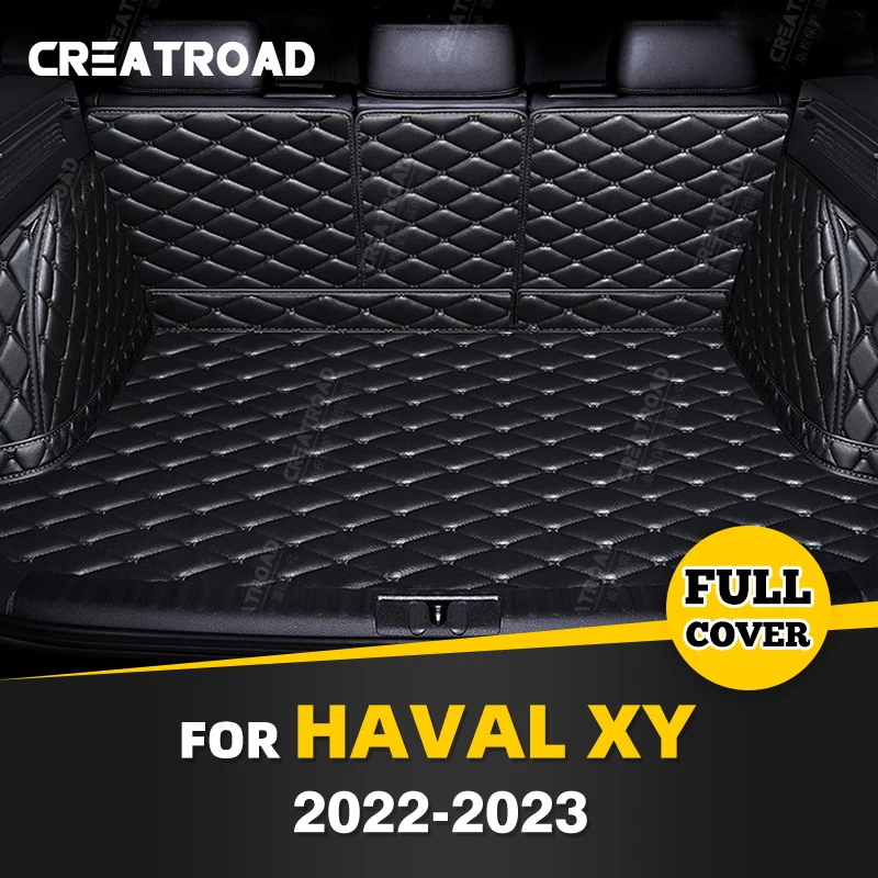 

Auto Full Coverage Trunk Mat For HAVAL XY 2022 2023 Car Boot Cover Pad Cargo Liner Interior Protector Accessories