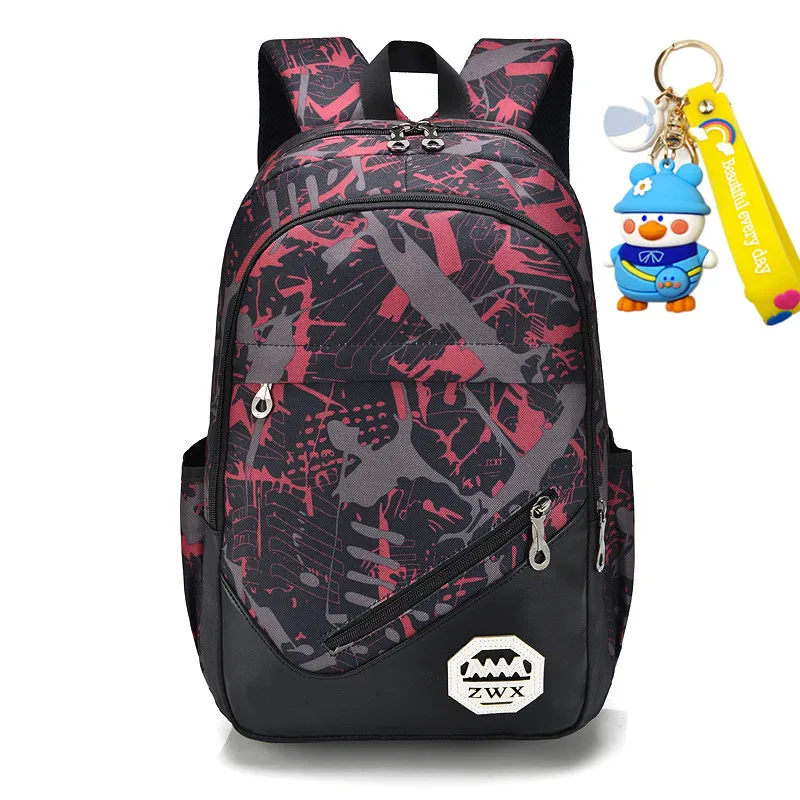 Waterproof travel laptop backpack children School Bags teenager Boys girls camouflage school Backpack set high School backpack