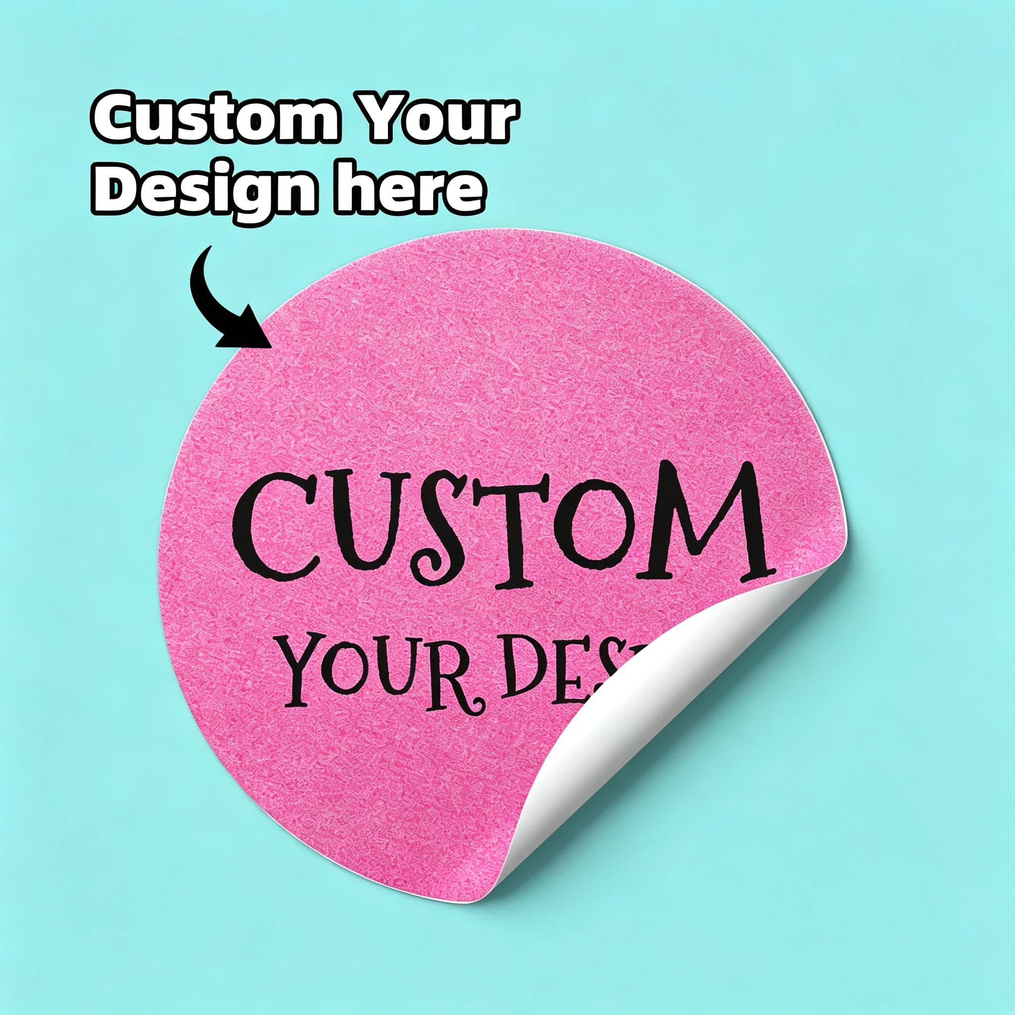 1-100PCS Custom Waterproof Rou - Personalised Candle Label recension och pris