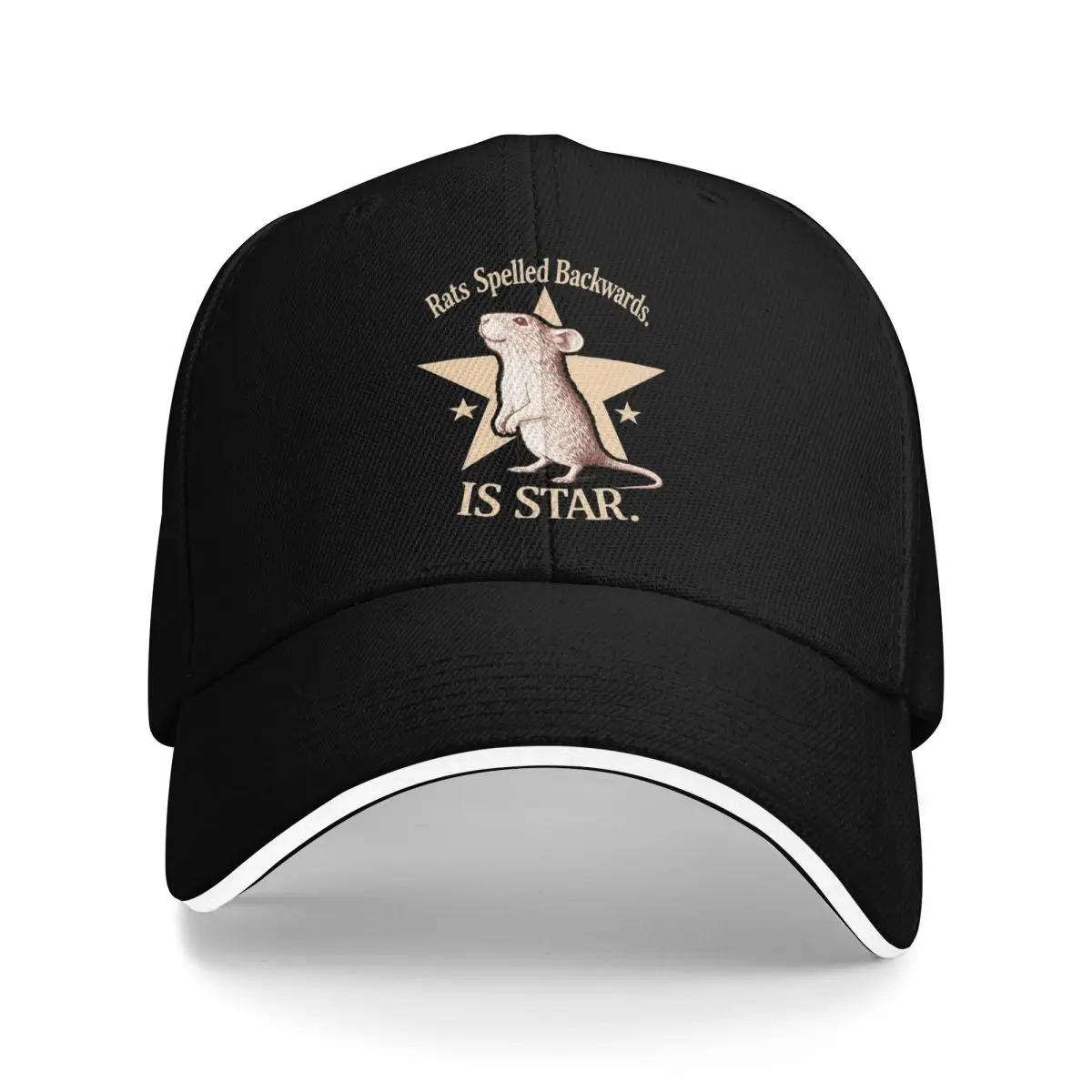 Baseball Caps Rats Spelled Backwards Is Star Funny Rat Meme Retro Casquette Men Women Sport Summer Hats