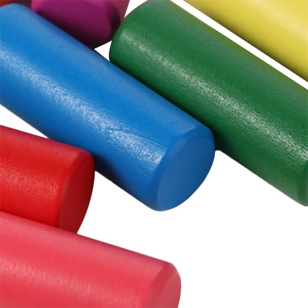 Allenamento motorio fine Martello in legno Giocattolo Cognizione del colore Gioco sensoriale Giocattolo Montessori Aiuto per l'addestramento colorato Giocattolo per l'educazione precoce