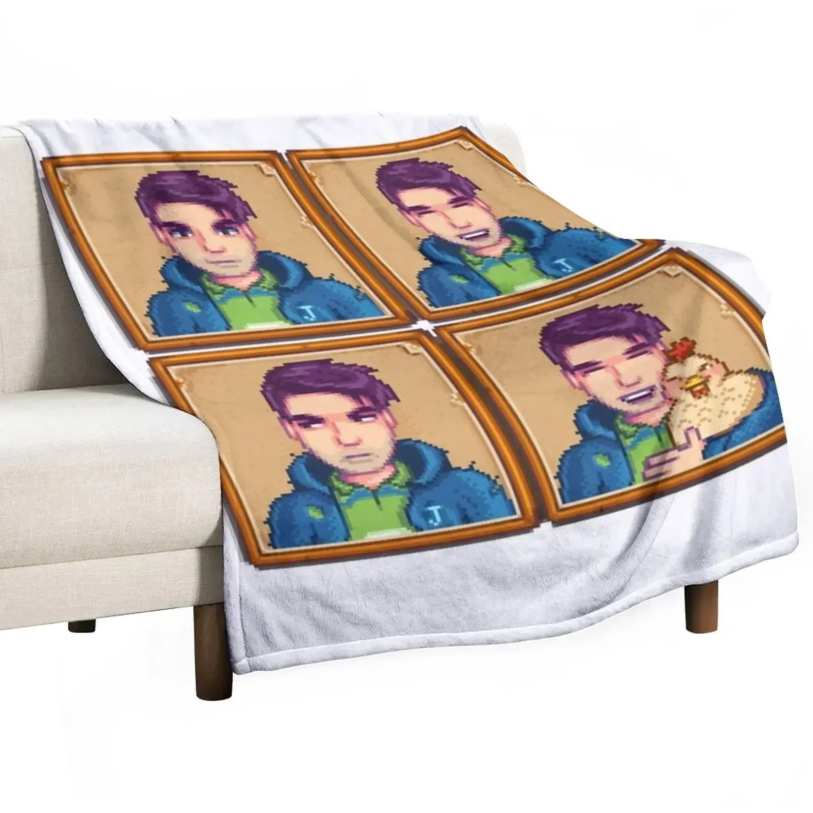 Stardew Valley - Shane Throw Blanket For Baby Furry Camping Blankets