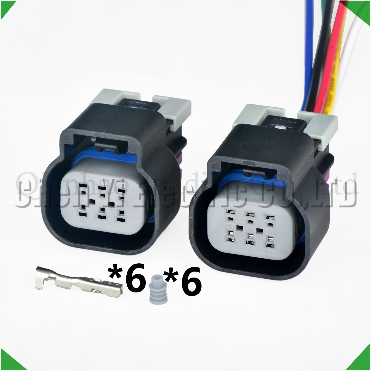 6 Pin Automotive Connectors Wire harness plug 15355297 15418498 For throttle valve Motor Drive module