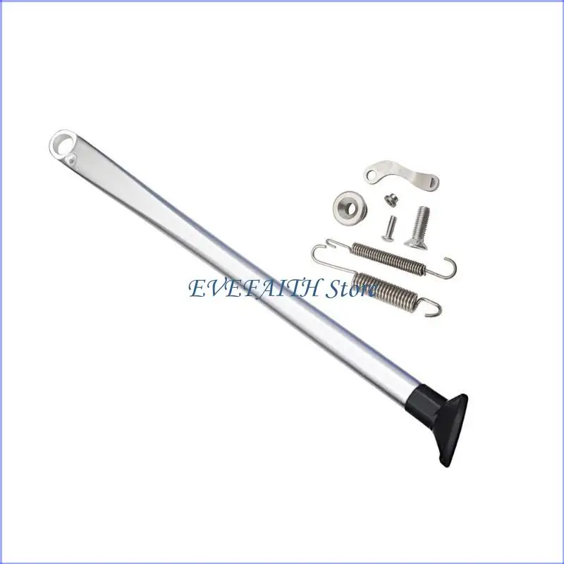 

124B Heavy Duty Kickstand Motorcycle Side Stand High Strength Motorcycle Simple Installation for 17-23 Bikes