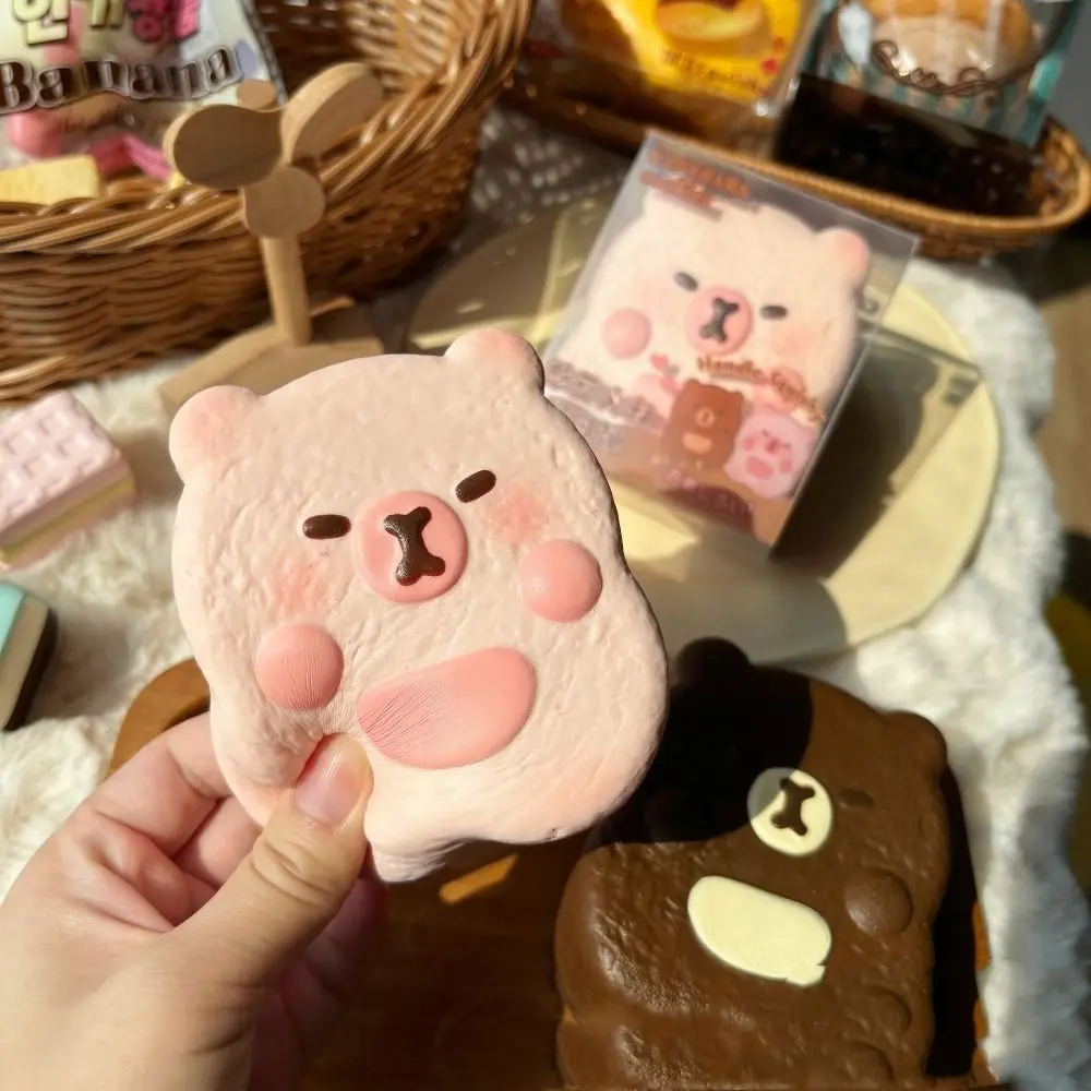 

Капибара, печенье, вентиляционные сжимающие игрушки, шоколадные супер мягкие милые игрушки с животными, интересные креативные мультяшные игрушки для детей