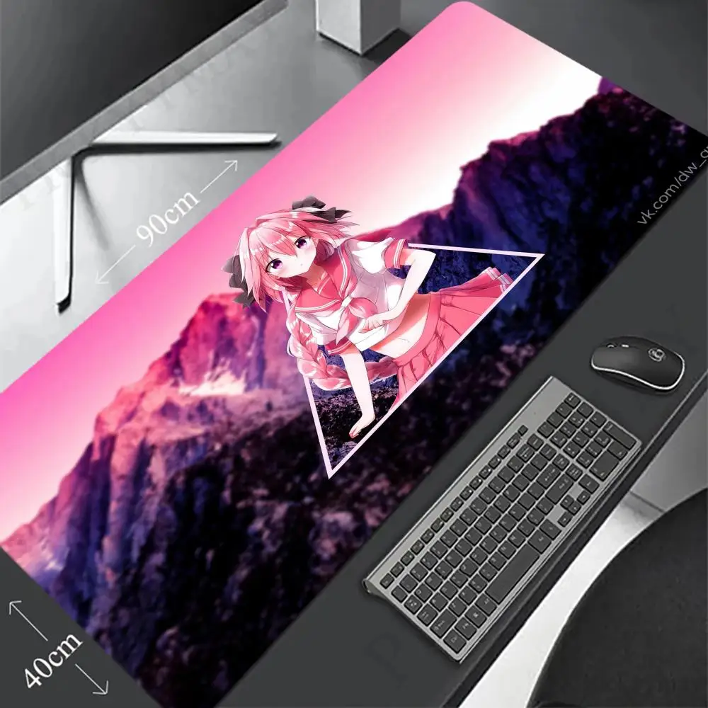 

Gaming Pad Mouse Fate Apocrypha Astolfo Computer Desk Mat Offices Accessories Mousepad 900x400 Office Rug Extended Mats Xxl Pads