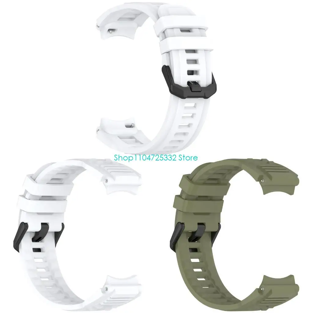 

P5EA Stylish Silicone Straps Comfortable Sport Watchband Suitable for Smartwatches