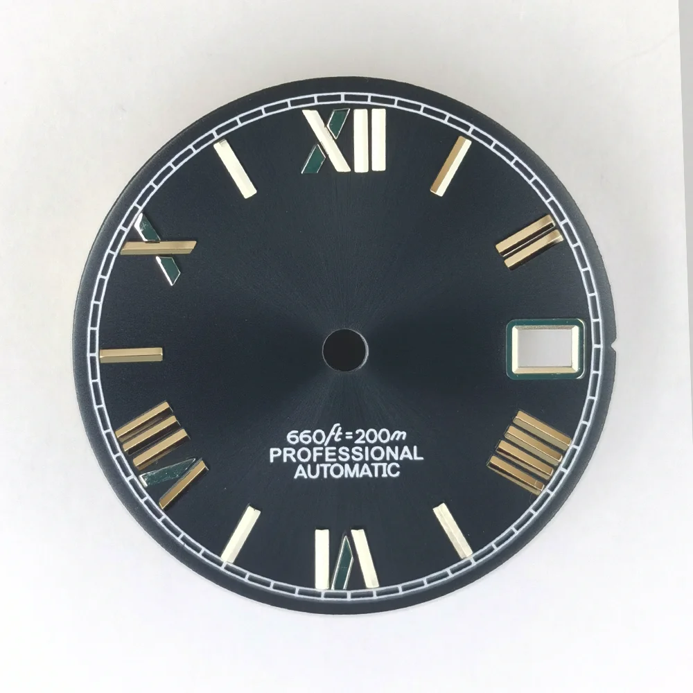 The new journal Sun Print Roman Literal S logo dial is 28.5mm suitable for NH35/36 movement