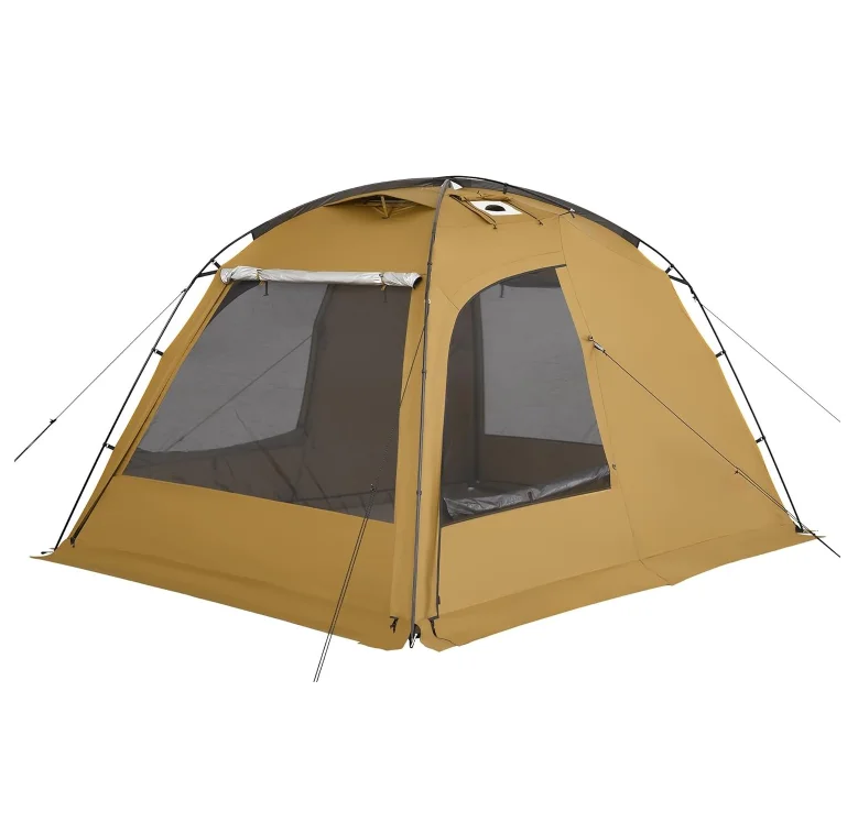 OEM 4-Season Camping Tent With Stove Jack Waterproof And Windproof Outdoor Hot Tent For 2-3 Persons