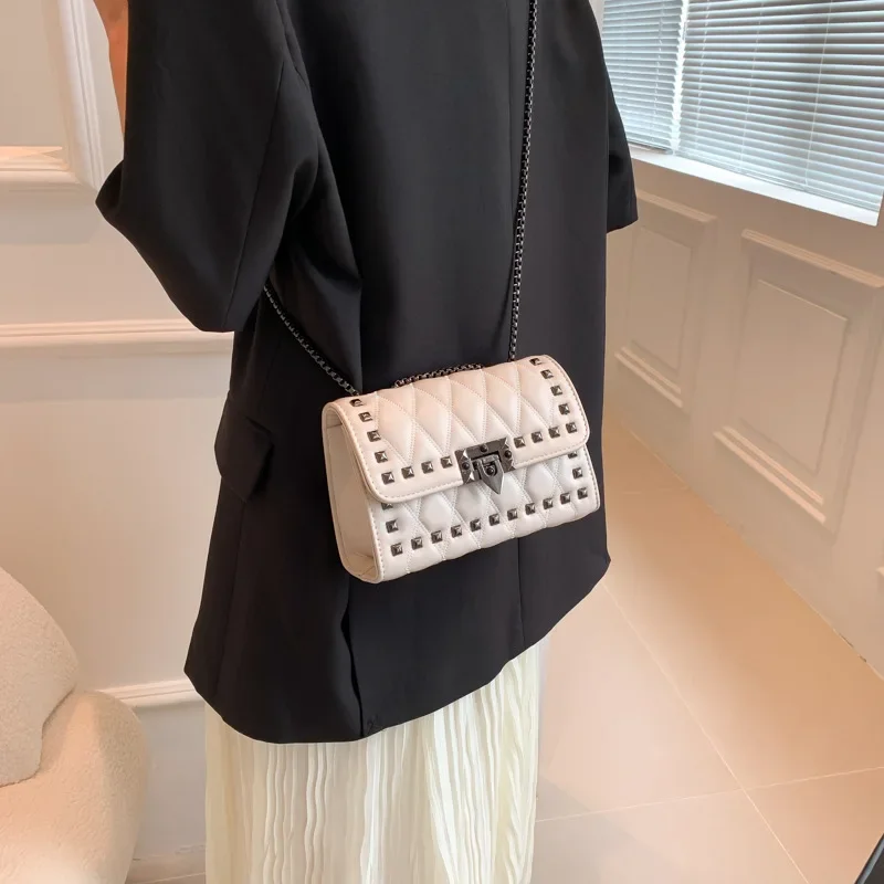 

Summer new fashion casual foreign-style crossbody chic handsome trend bag shoulder women's bag simple small square bags