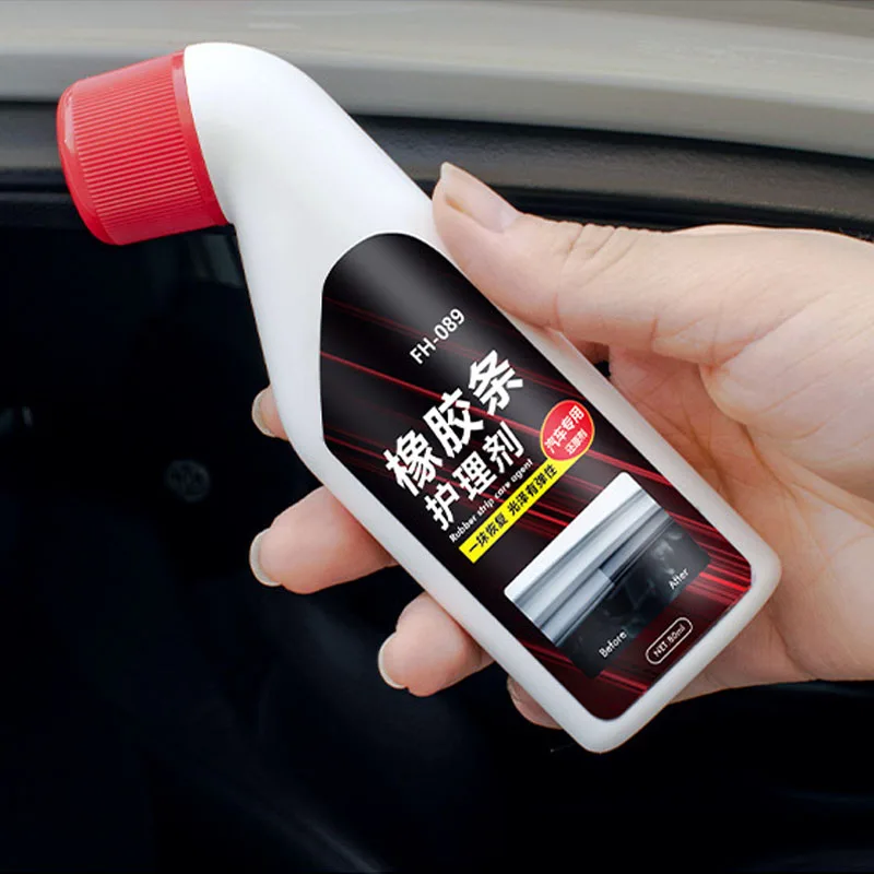Car Plastic Restorer Coating Agent Auto Rubber Strip Exterior Repair Clean Refresh Restoration Agent Black Shine Seal Brighten - Image 3