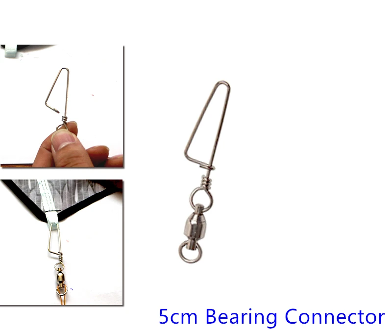 gratis verzending grote kite connector fabriek weifang kite accessoires kite reserveonderdeel lager Connector Vissen kite schild Touw