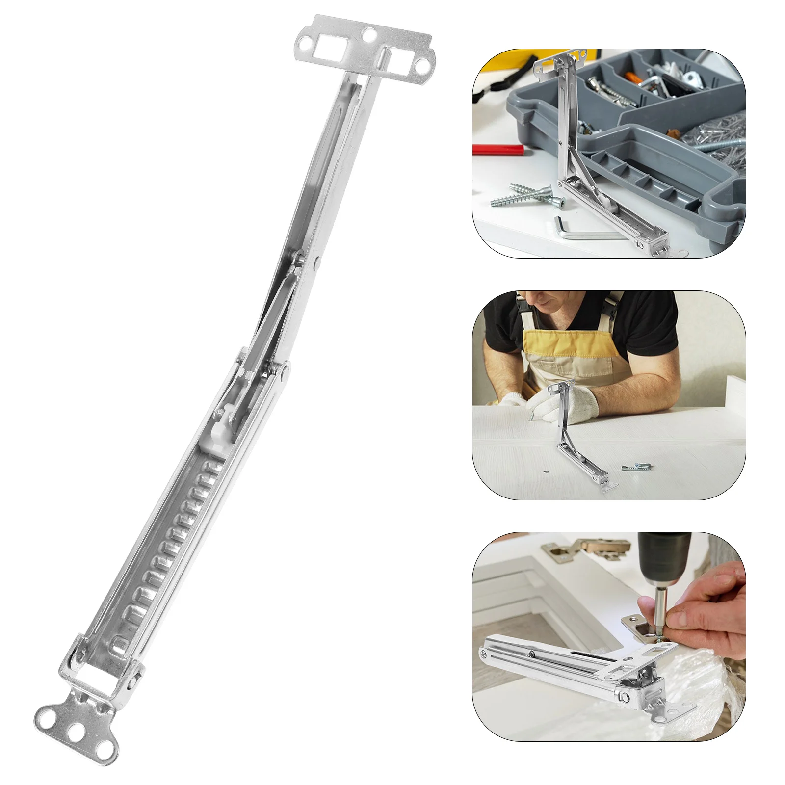 

Blue Zinc Multi-Level Hinge Support Bracket Adjustable 13-Level Angle for Student Desk Drawing Table Furniture Hardware Lift Up