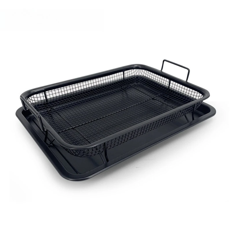 

2026 Kitchen Houseware Non-Stick Bakeware Set Baking Tray Steel Crisper Tray and Basket Stainless Steel Baking Tray