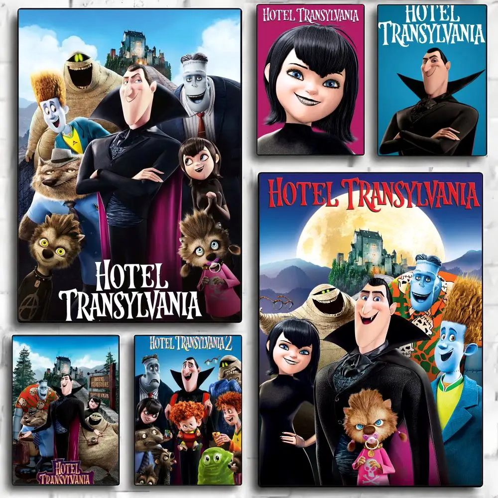 anime H-Hotel Transylvania-A Poster Minimalist Wall Sticker for Cafe Office Bar Home Decor and Gift
