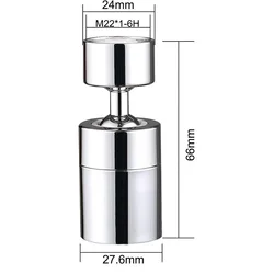 Cabeça aeradora torneira de cozinha Filtro à prova de respingos Torneira de cozinha removível Pulverizador de bocal de poupança de água 3 cores Bubbler 22 mm