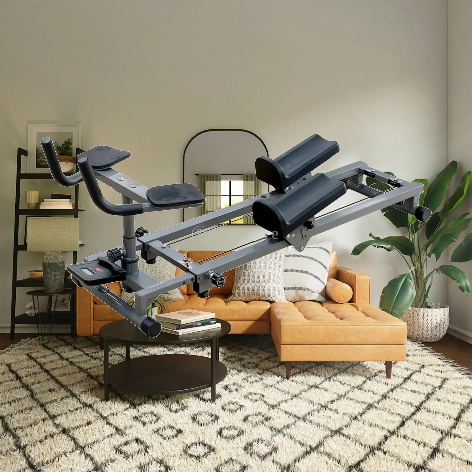 Adjustable Indoor Crawler Machine 5 Level Heights 3 Angles Full Body Climber Trainer for Home Gym Fitness Workout with Padded