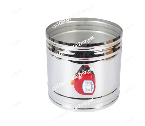 220V 24V 12V Stainless Steel 201 Damper Electric Air Valve Motorized Check Valve for 3/4/5/6/8inch Pipe 80/100/125/150/200/250mm