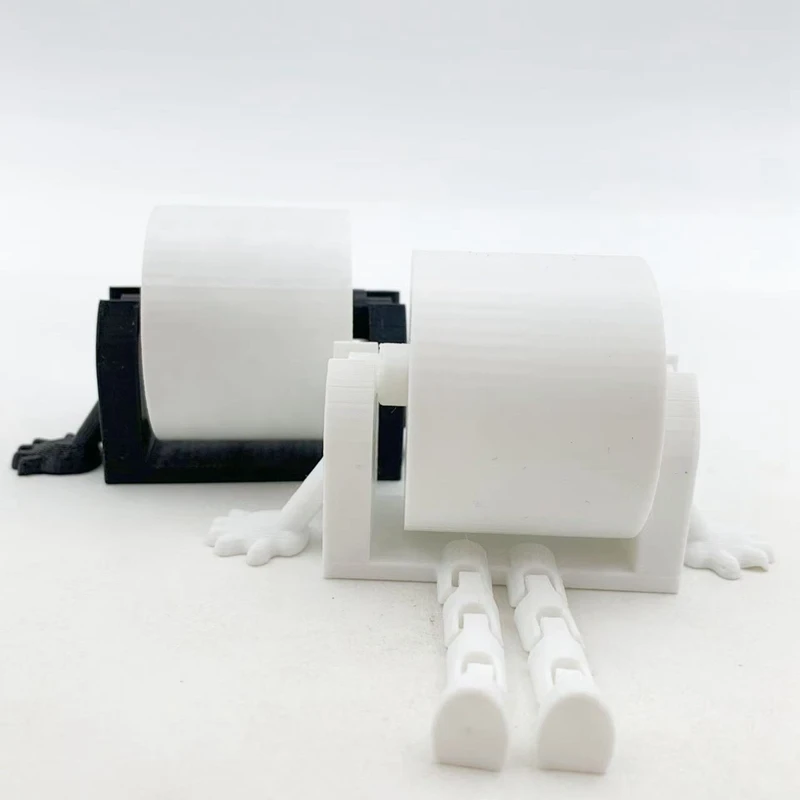 1pc 3D Printed Toilet Paper Holder Ornament, 3D Printed Unique Toilet Paper Holder, Bathroom Decoration, Home Decoration