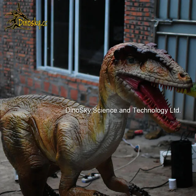 ATV&UTVLife-size Mechanical Dinosaur Models Simulation Velociraptor  for Jurassic Theme Parks DINOSKY