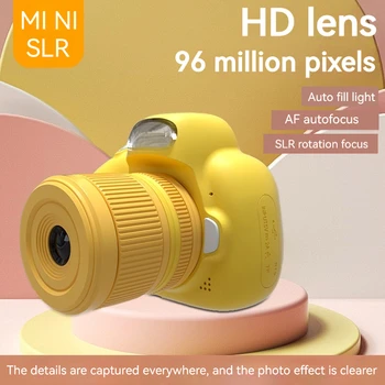 New children&#x27;s camera Mini cartoon photo small DSLR digital sports cross-border popular toy camera