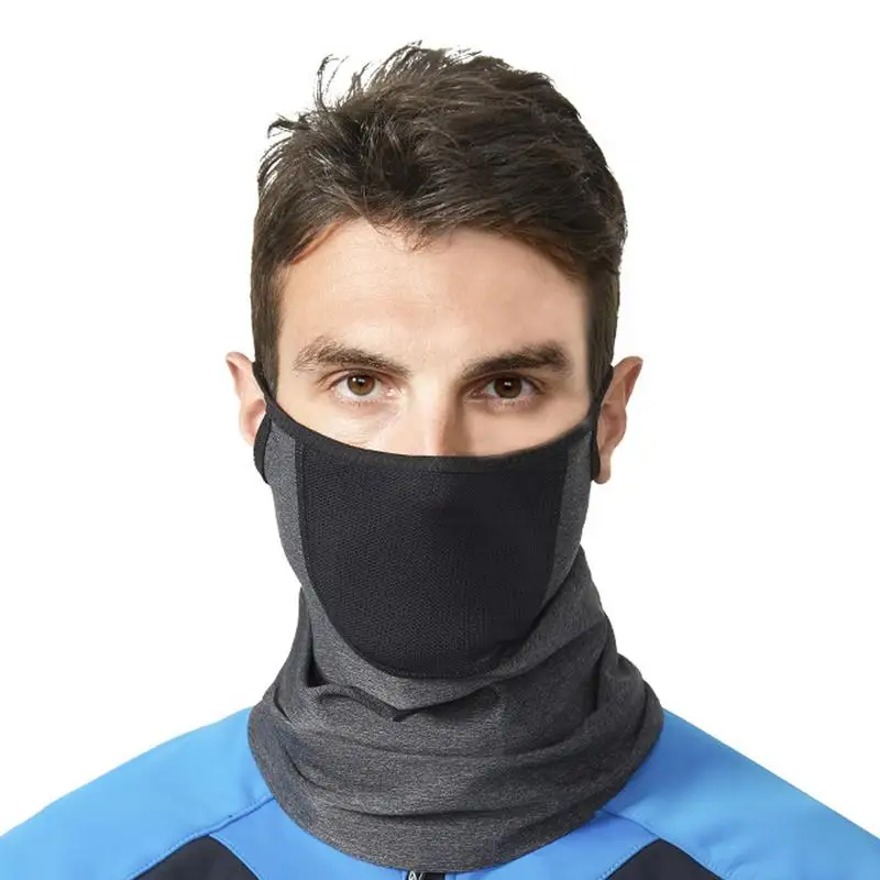 Capa facial para clima frio pescoço gaiter cachecol de inverno tempo frio motocicleta headwear à prova dwindproof água à prova de vento capa facial masculino pescoço